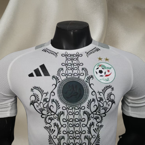 Maillot  Algérie Blanc Noir
