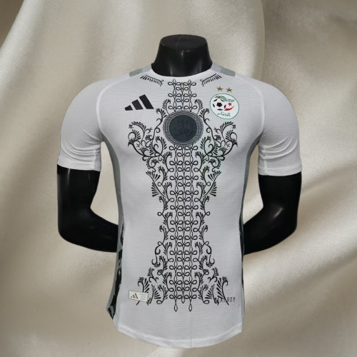 Maillot  Algérie Blanc Noir