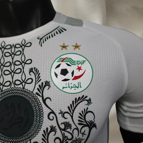 Maillot  Algérie Blanc Noir